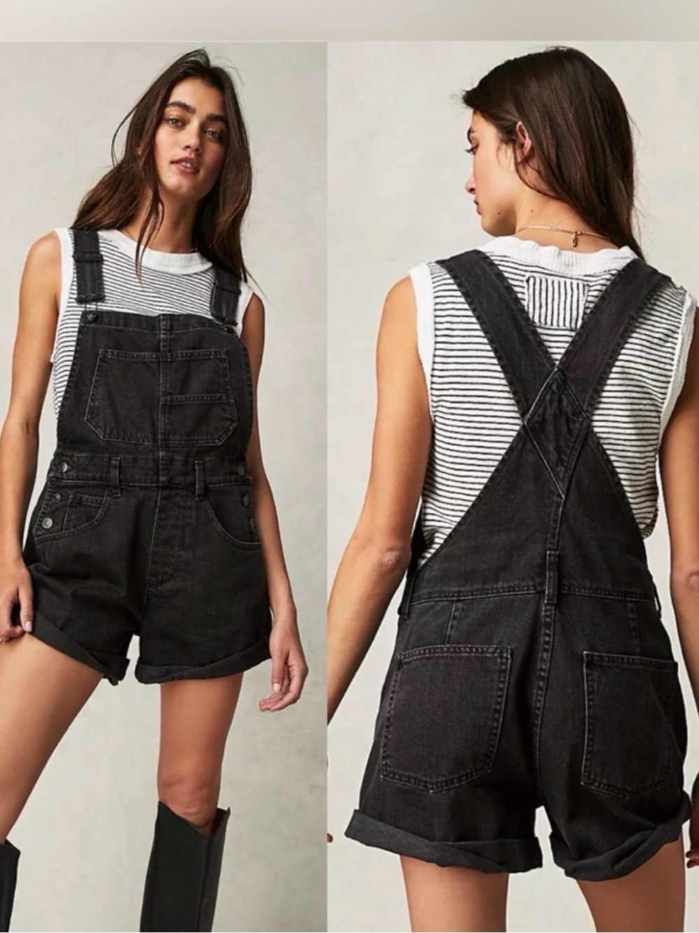 We The Free Ziggy Shortalls Overalls XS